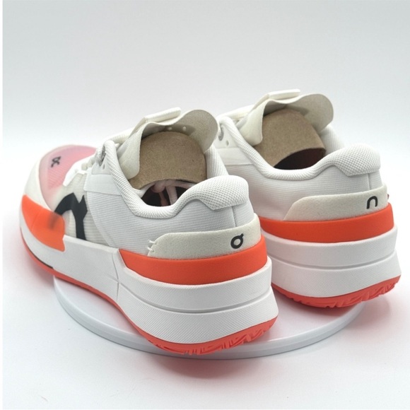 On Cloud The Roger Pro 2 Tennis Shoe Size 7.5 Womens White/Flame NEW without box - Picture 3 of 7